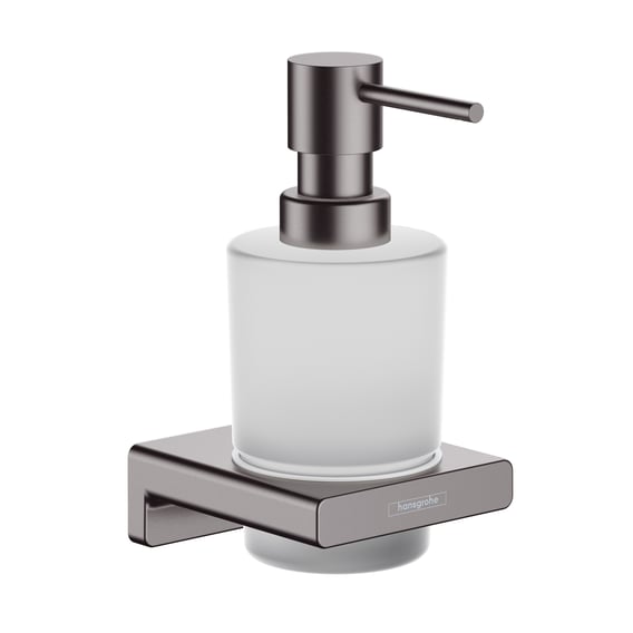hansgrohe AddStoris Seifenspender zum Schrauben, schwarz chrom ...