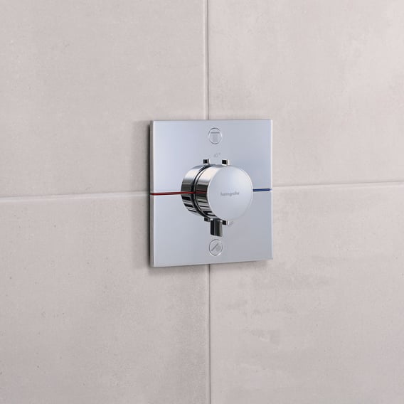 hansgrohe ShowerSelect Comfort E Thermostat, für Wanne & Dusche chrom ...