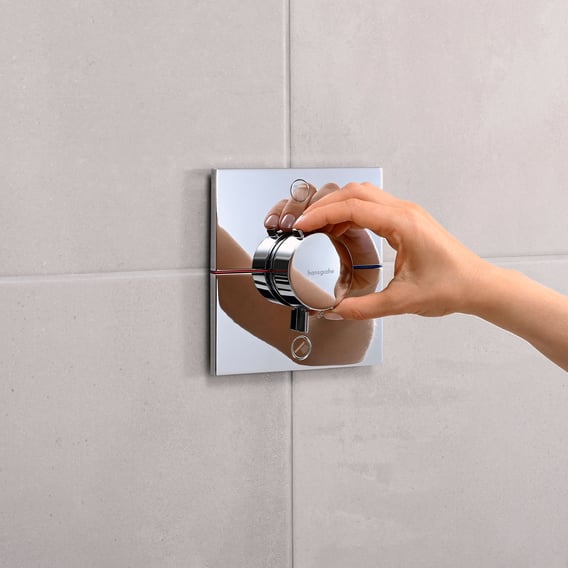 hansgrohe ShowerSelect Comfort E Thermostat, für Wanne & Dusche chrom ...