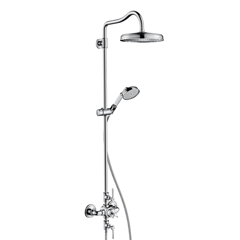 AXOR Montreux Aufputz-Duschsystem mit Thermostat chrom - 16572000 ...
