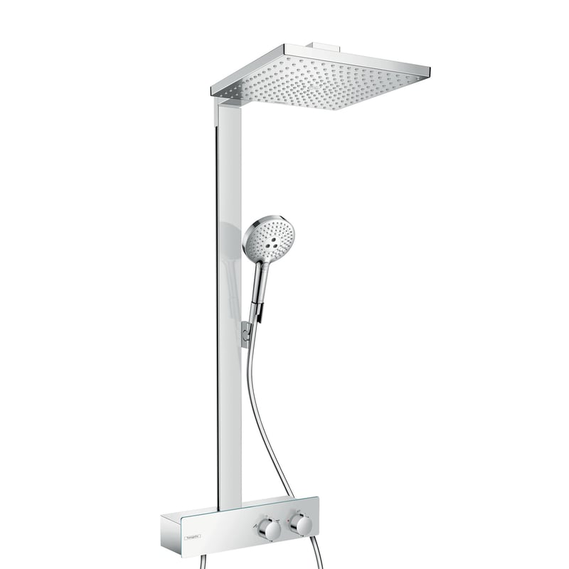hansgrohe Raindance E Aufputz-Duschsystem mit Thermostat mit EcoSmart ...
