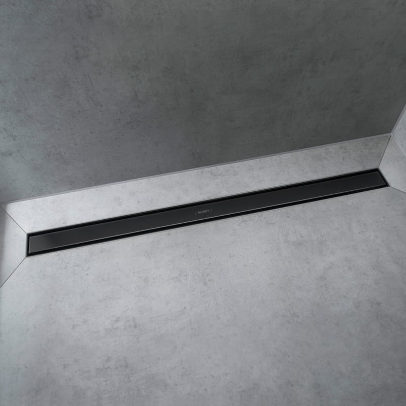 Rrajj Duschablauf-Abdeckung Rund, 108 Mm, Schwarz – Edelstahl 304