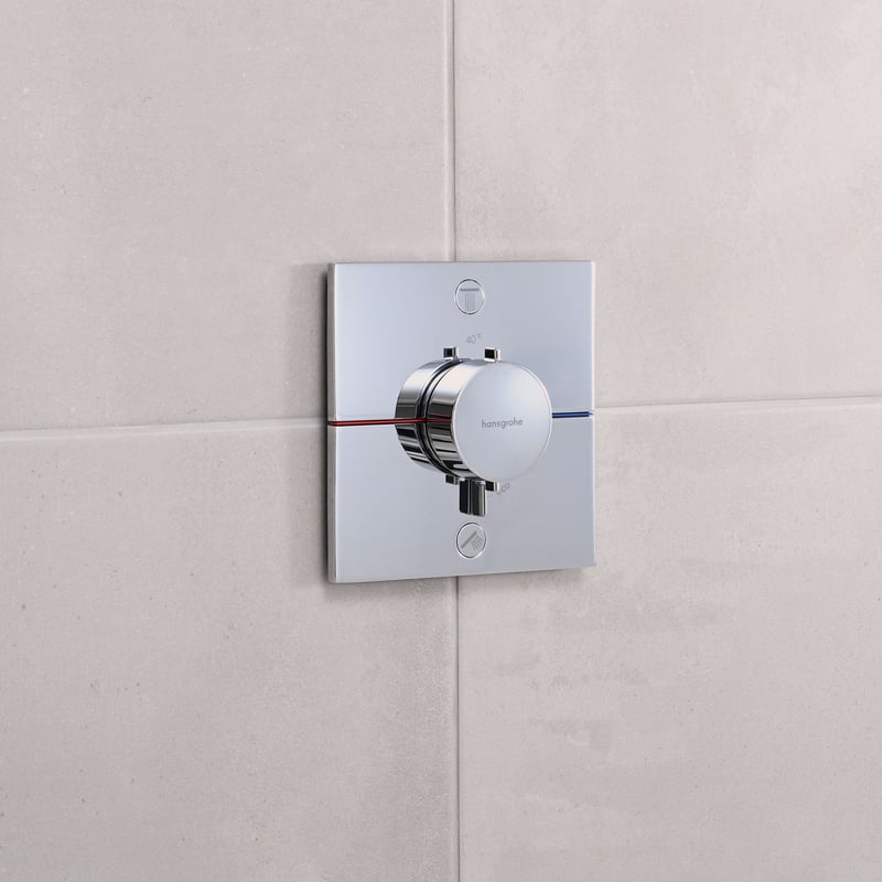 hansgrohe ShowerSelect Comfort E Thermostat, für Wanne & Dusche chrom ...