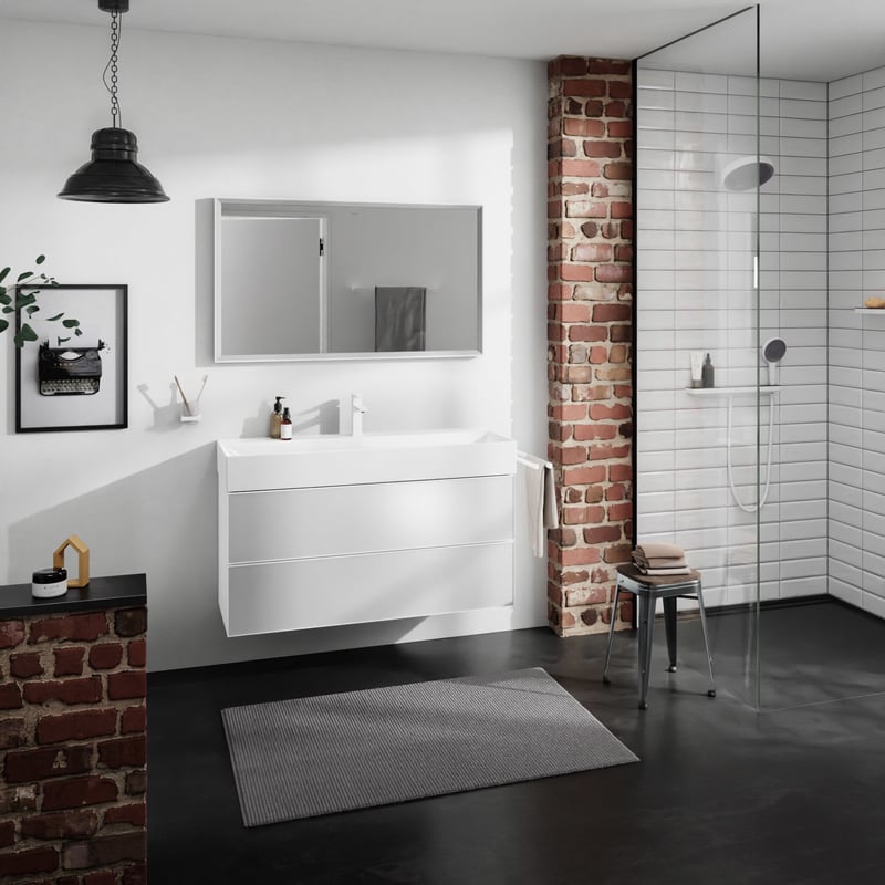 hansgrohe Xevolos E Waschtischunterschrank, 2 Auszüge weiß 