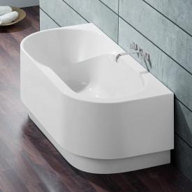 Hoesch SPECTRA Vorwand-Badewanne mit Verkleidung weiß