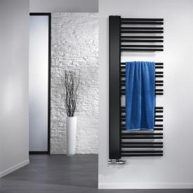 HSK Softcube Plus Badheizkörper für Warmwasser- oder Mischbetrieb schwarz matt, 819 Watt, Öffnungen rechts