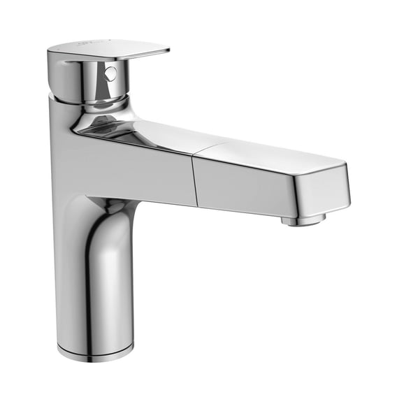 Ideal Standard Ceraplan Küchenarmatur BD321AA – Mit Heißwasserbegrenzer & ECO-Funktion, Schwenkbarer Auslauf