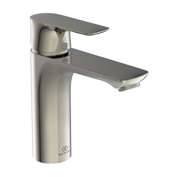 DP Grifería GS11070 Waschtischarmatur – Hoher Wasserfall-Auslauf, Metallic Silver