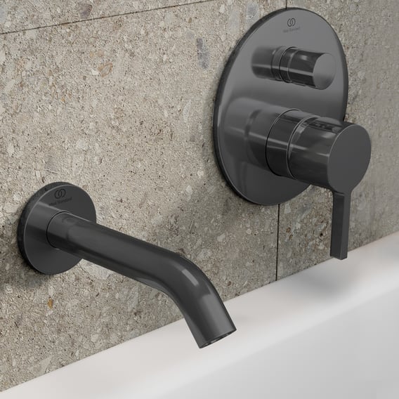 DEANTE Einhebel-Waschtischarmatur Grey – Ausladung 113 Mm, Keramikkartusche, ClicClac-Stöpsel, Einlochmontage