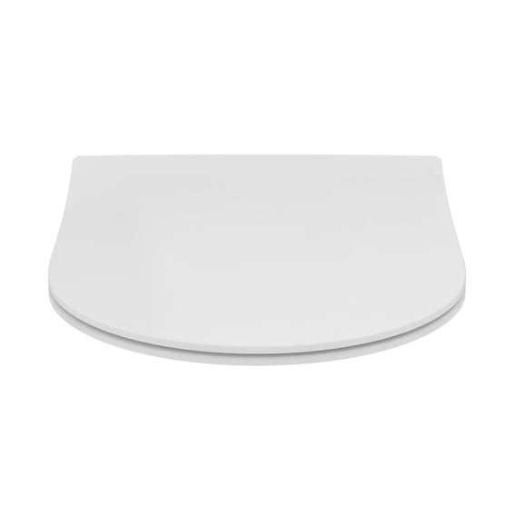 WC-Sitz Ideal Standard SMALL – Holz Mit Harzbeschichtung, Verstellbare Scharniere, Made In Italy, Weiß