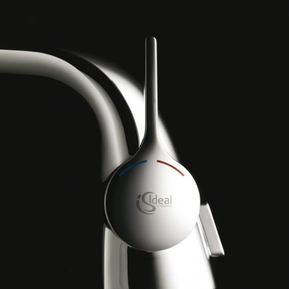 Ideal Standard Melange Einhebel-Waschtischarmatur mit flexiblen Anschlussschläuchen mit Ablaufgarnitur