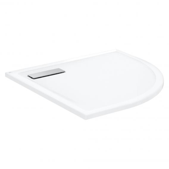 Ideal Standard Ultra Flat New Viertelkreis-Duschwanne Komplett-Set weiß