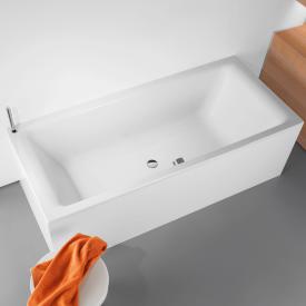 Kaldewei Puro Duo Rechteck-Badewanne, Einbau weiß