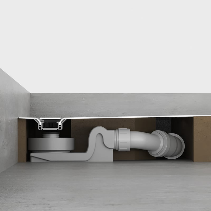 KALDEWEI NEXSYS ultraflache Ablaufgarnitur für flache Installation 