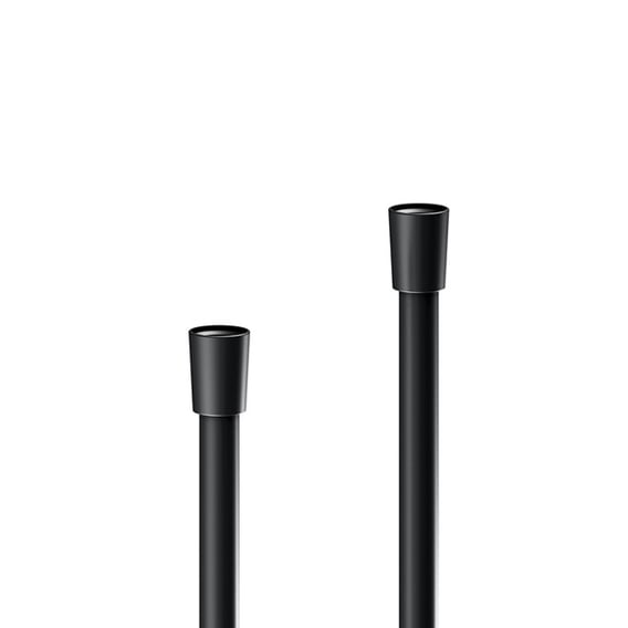 Keuco Brauseschlauch 1250 Mm – Aluminium-Finish, Mit Knickschutz, Beidseitig Konische Mutter DN15