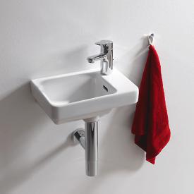 LAUFEN Pro S Handwaschbecken weiß, mit Überlauf, mit 1 Hahnloch