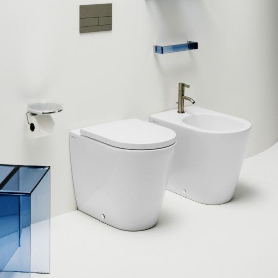 Kartell by LAUFEN Stand-Tiefspül-WC, spülrandlos weiß, mit CleanCoat