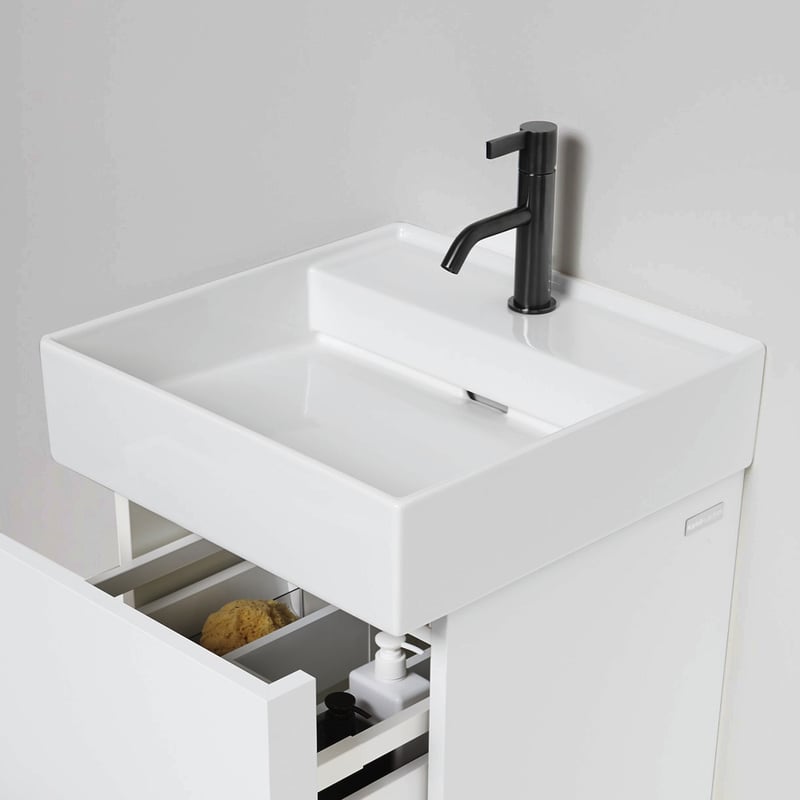 Kartell LAUFEN Handwaschbecken, mit verstecktem Ablauf mit 