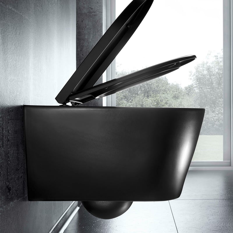 Kartell LAUFEN Kartell LAUFEN Wand-WC Ausführung kurz schwarz matt 