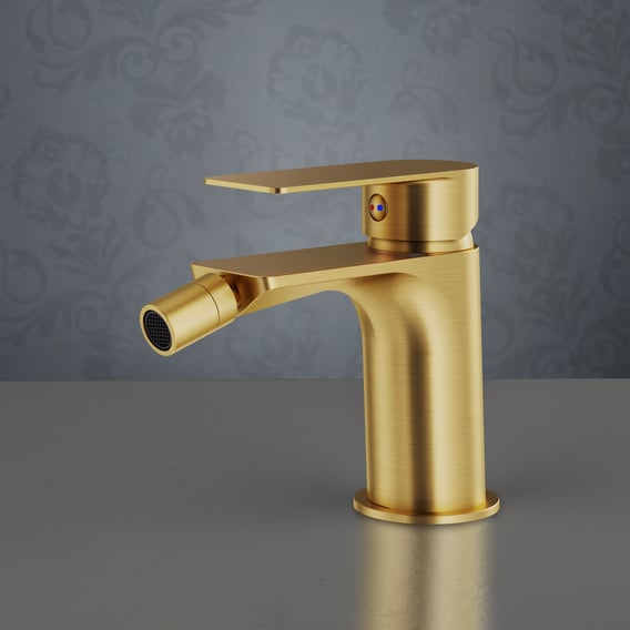 IMEX Bidet Wasserhahn – Gebürstetes Gold, Einhebelmischer, Mit Keramikkartusche, 200 Mm Hoch