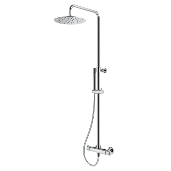 Mariner Volta Duschsystem mit Thermostat, Metall-Stabhandbrause 
