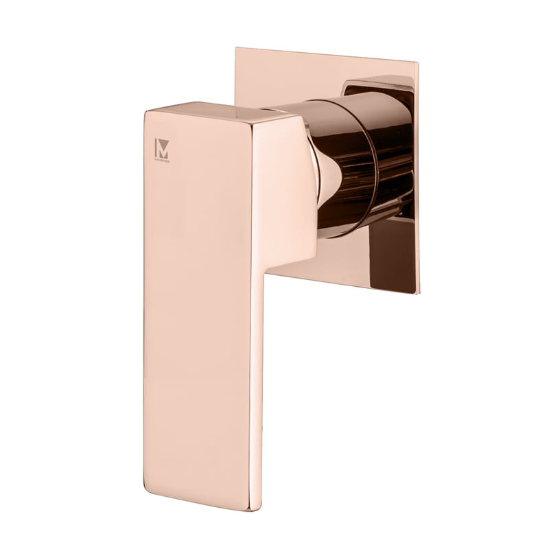MICE Einhebel-Waschtischarmatur In Roségold – Wandmontiert, Modernes Design, Für Badezimmer & Gäste-WC