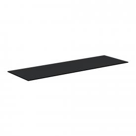neoro n50 Slim-Konsolenplatte B: 160 cm schwarz matt