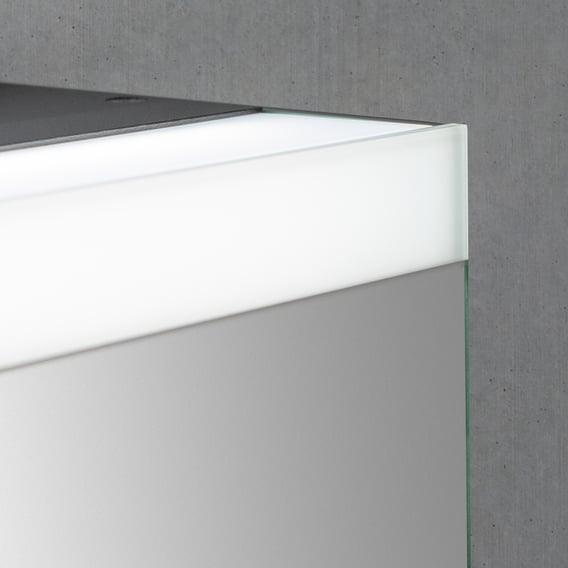 AquivaCoat Spiegelschrank – 40,6 X 60,9 Cm (B X H), Mit 3 Einlegeböden – Für Badezimmer, Schlafzimmer & Mehr