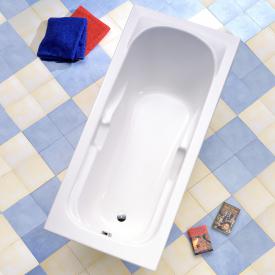 Ottofond Korfu Rechteck-Badewanne, Einbau mit Fußgestell