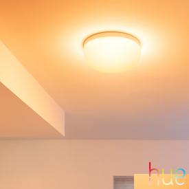 PHILIPS Hue White and color ambiance Flourish LED Deckenleuchte mit Dimmer