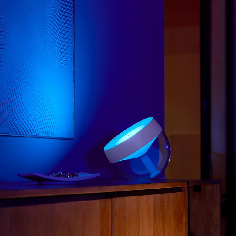 PHILIPS Hue Iris LED RGB Tischleuchte mit Dimmer - 26446500 | Tischlampen