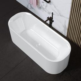 Riho Devotion Free Freistehende Oval-Badewanne weiß, ohne Füllfunktion