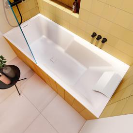 Riho Still Shower Rechteck-Badewanne  mit Duschzone und Beleuchtung, Einbau ohne Füllfunktion