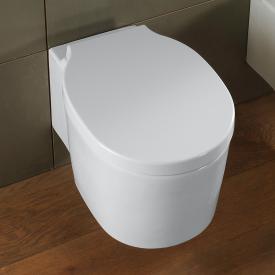 Scarabeo Bucket Wand-Tiefspül-WC mit WC-Sitz, ohne Spülrand weiß