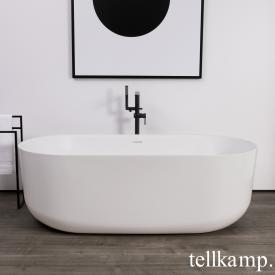 Tellkamp Bella Freistehende Oval-Badewanne weiß glanz, Schürze weiß glanz