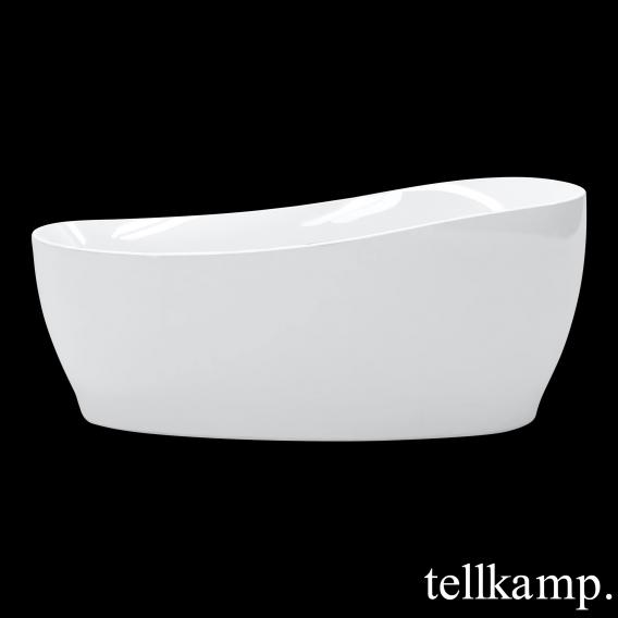Tellkamp Sao Freistehende Oval-Badewanne weiß glanz, Schürze weiß glanz, ohne Füllfunktion