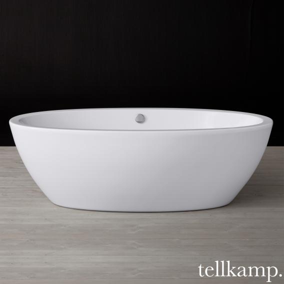Tellkamp Space Freistehende Oval-Badewanne weiß glanz, ohne Füllfunktion