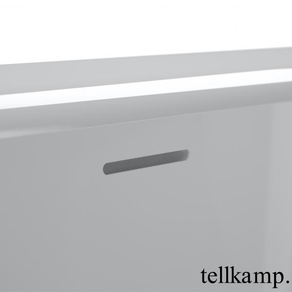 Tellkamp Spirit Fix Oval-Badewanne, Einbau weiß glanz, ohne Füllfunktion