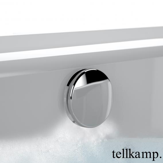 Tellkamp Thela Eck-Badewanne mit Verkleidung weiß glanz, mit Wanneneinlauf