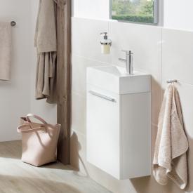Treos Serie 900 Handwaschbecken mit Waschtischunterschrank mit 1 Tür weiß