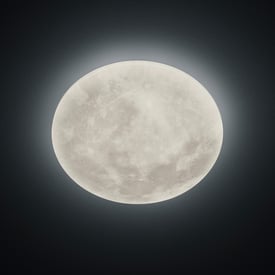 TRIO Lunar LED Deckenleuchte mit Dimmer weiß