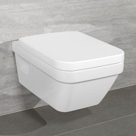 Villeroy & Boch Architectura Combi-Pack Wand-Tiefspül-WC offener Spülrand, WC-Sitz weiß, mit CeramicPlus
