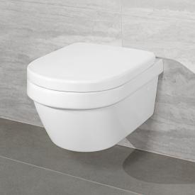 Villeroy & Boch Architectura Combi-Pack Wand-Tiefspül-WC offener Spülrand, DirectFlush weiß, mit CeramicPlus