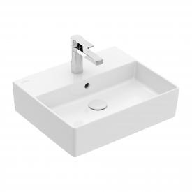 Villeroy & Boch Memento 2.0 Handwaschbecken weiß mit CeramicPlus, mit 1 Hahnloch, mit Überlauf, geschliffen