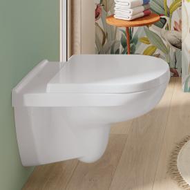 Villeroy & Boch O.novo Wand-Tiefspül-WC ohne Spülrand, weiß, mit CeramicPlus und AntiBac