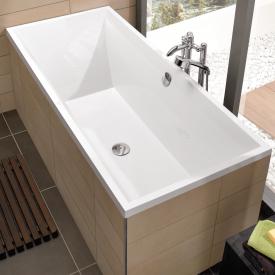 Villeroy & Boch Squaro Slim Line Rechteck-Badewanne, Einbau weiß