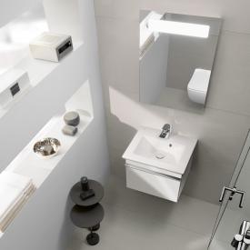 Villeroy & Boch Venticello Handwaschbecken mit Waschtischunterschrank und More to See 14 Spiegel