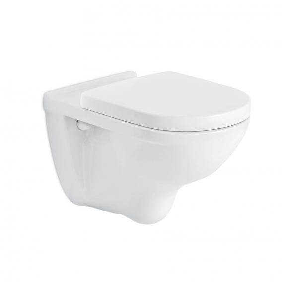 Villeroy & Boch O.novo Combi-Pack Wand-Tiefspül-WC, mit WC-Sitz ohne Spülrand, weiß, mit CeramicPlus
