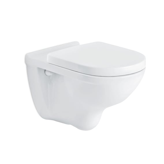 Villeroy & Boch O.novo Combi-Pack Wandhängendes Tiefspül-WC Spülrandlos Mit WC-Sitz Weiß Alpin