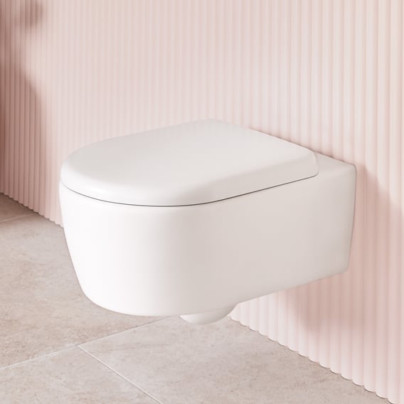 Siège De Toilette Abattant Villeroy & Boch Zenith - Couleur Noir Tendance - Abaissement Automatique - Neuf Sous Emballage